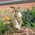 Design Toscano Hopper, the Bunny, Standing Garden Rabbit Statue QM200681